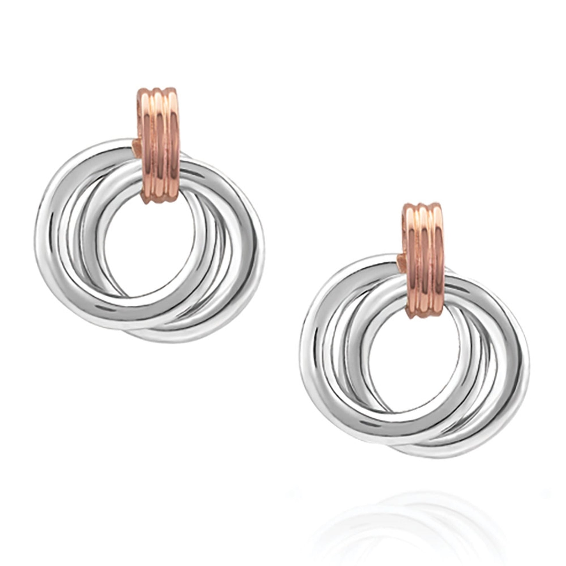 Montana Silversmith Two-tone Double RingEarrings