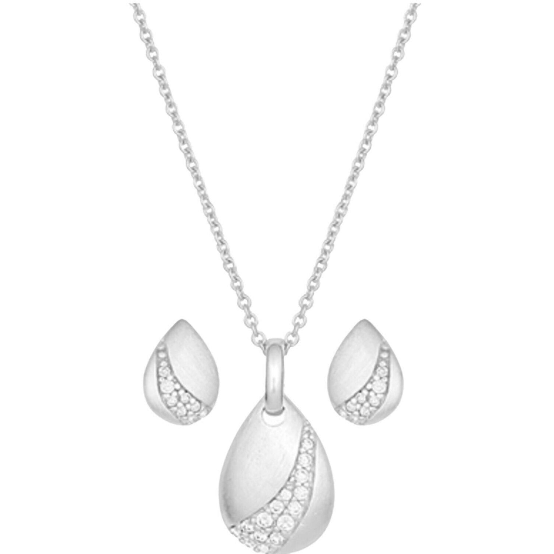Montana Silversmiths Satin Teardrop Jewelry Set