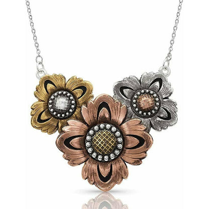 Montana Silversmiths Country Sunshine Flower Necklace