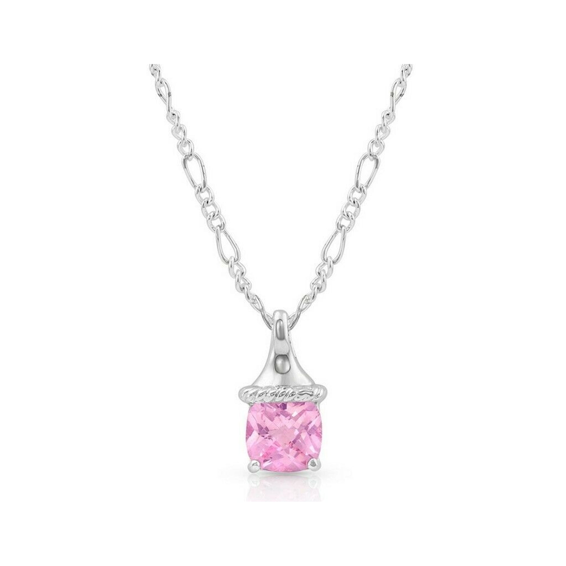 Montana Silversmiths Pink Passion Crystal Necklace