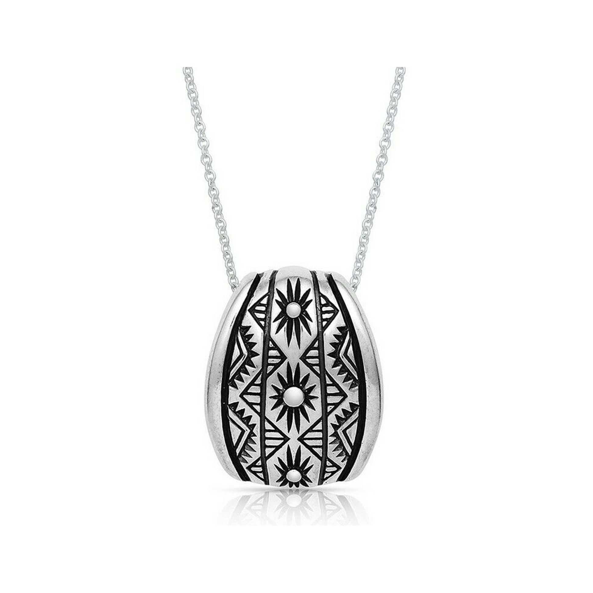 Montana Silversmiths Western Lines Curved Necklace