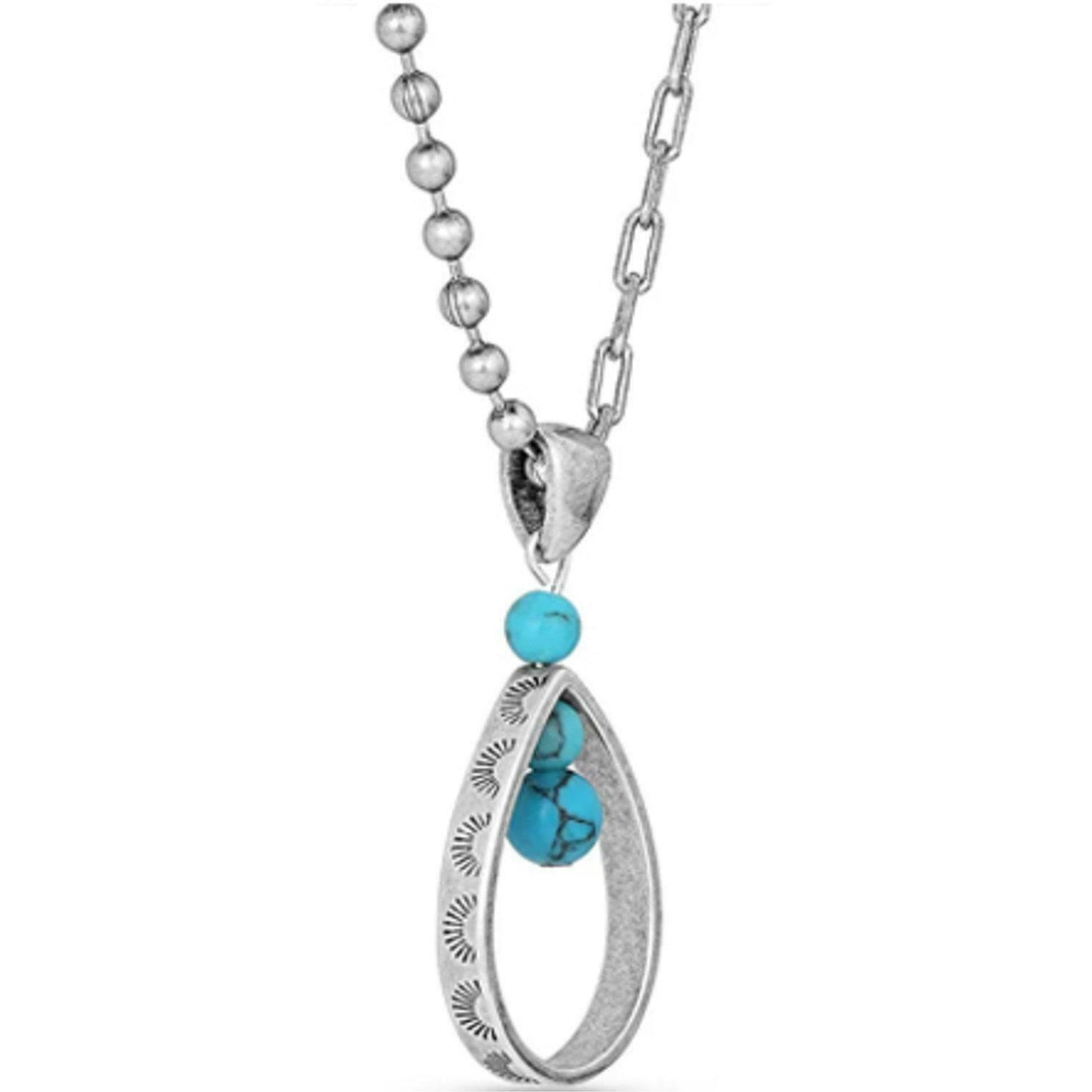 Montana Silversmiths Down To Earth Teardrop Necklace