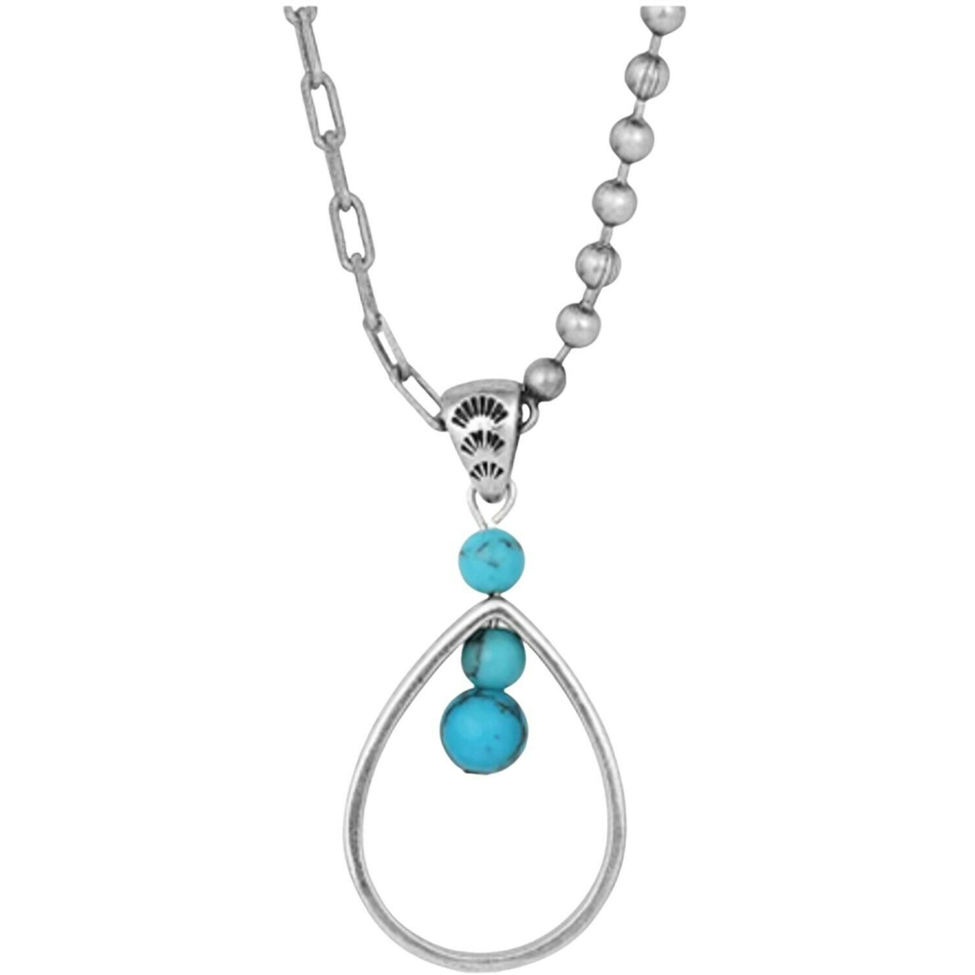 Montana Silversmiths Down To Earth Teardrop Necklace