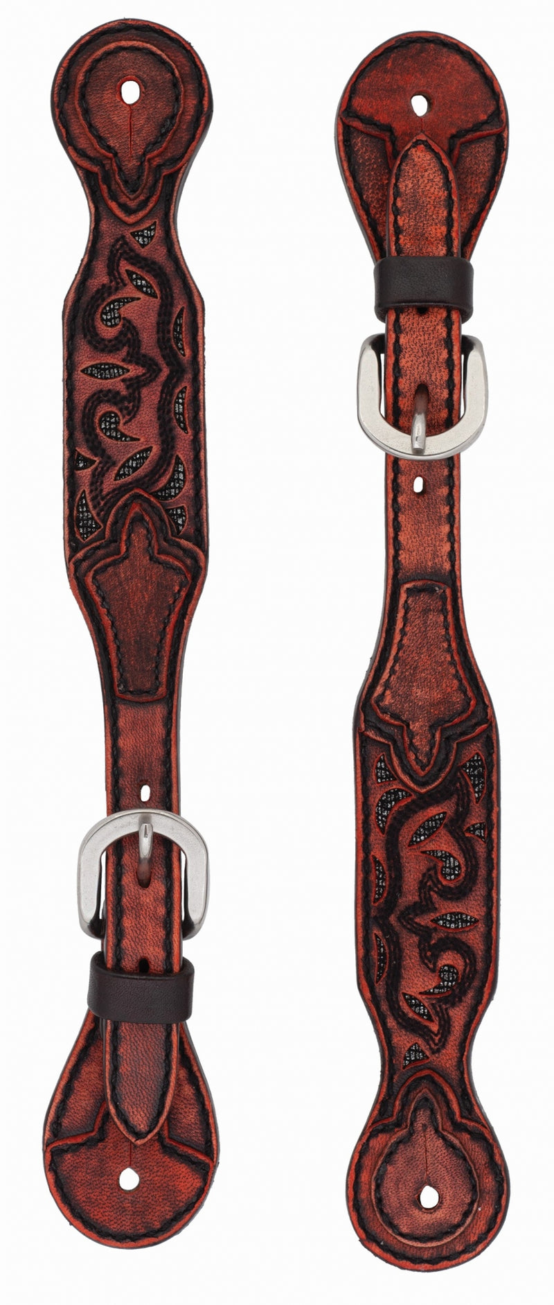 Weaver Ladies Turquoise Cross Pioneer SpurStraps