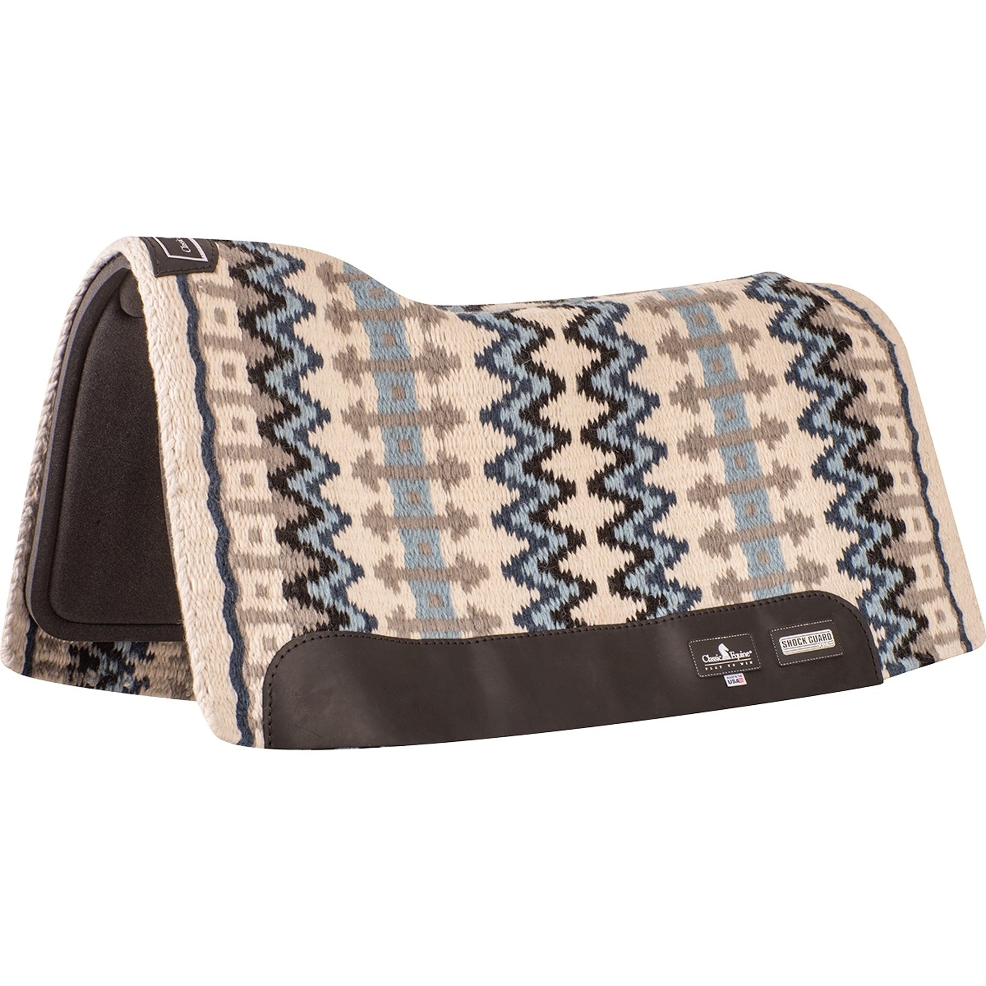 Classic Equine Shock Guard Blanket Top Saddle Pad - 3/4-inch Thick