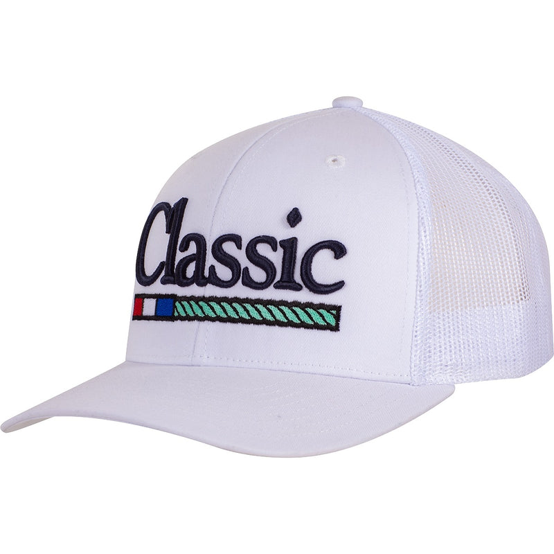 Classic Rope Snapback Ball Cap with 3D Large Embroidered Text Logo