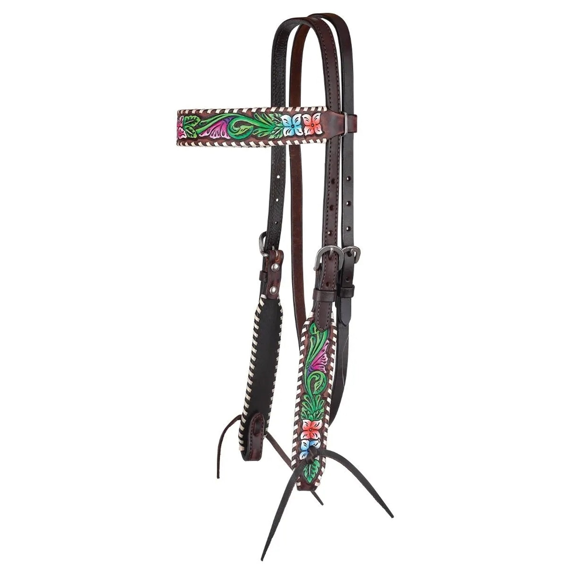 Circle Y Vibrant Garden Browband Headstall