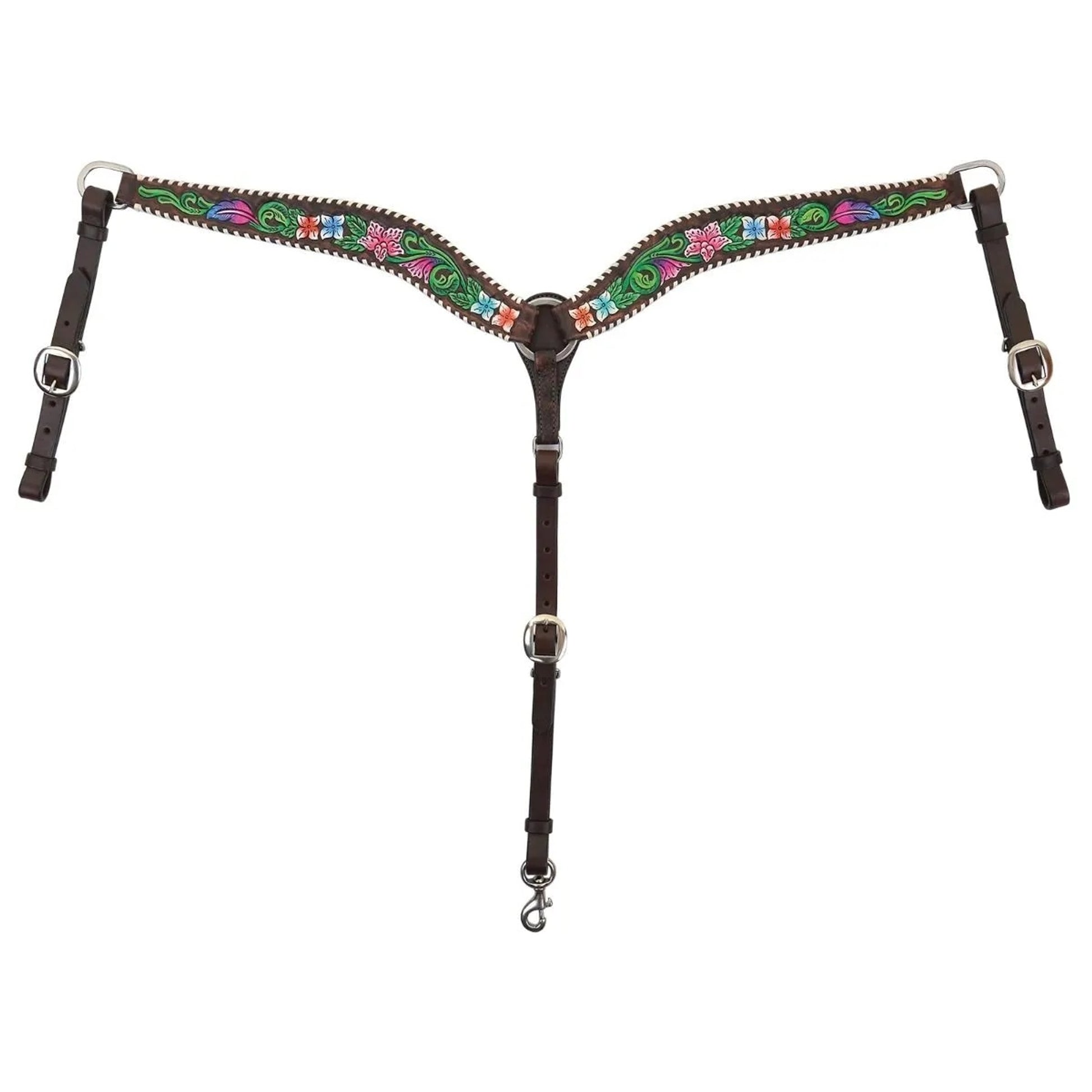 Circle Y Vibrant Garden Breast Collar