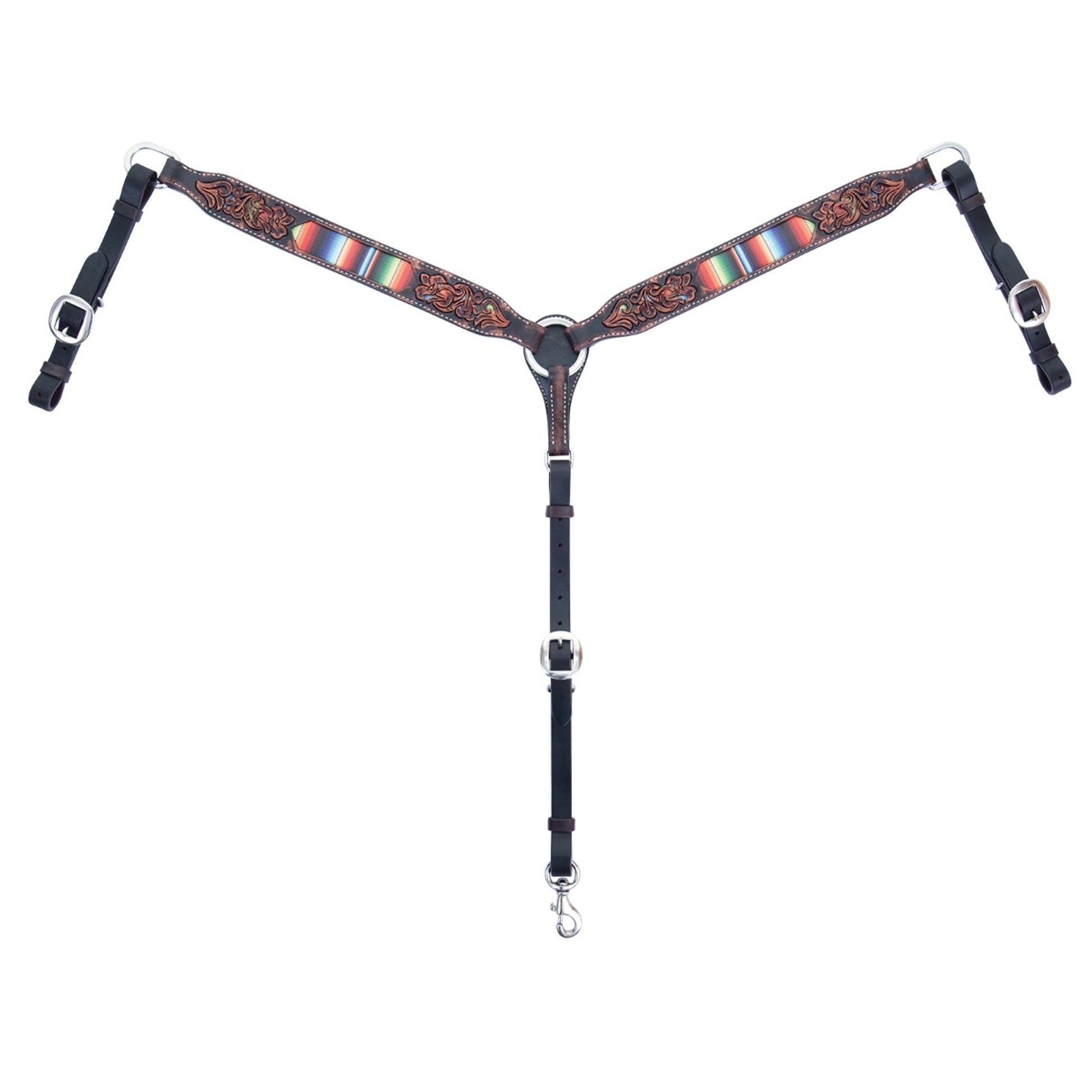 Circle Y Serape Inlay Breast Collar