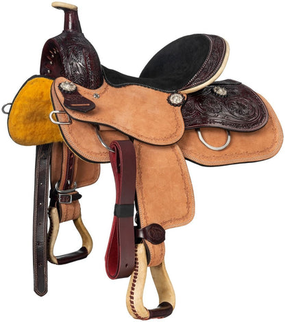 Silver Royal Youth Half Breed Roper Saddle