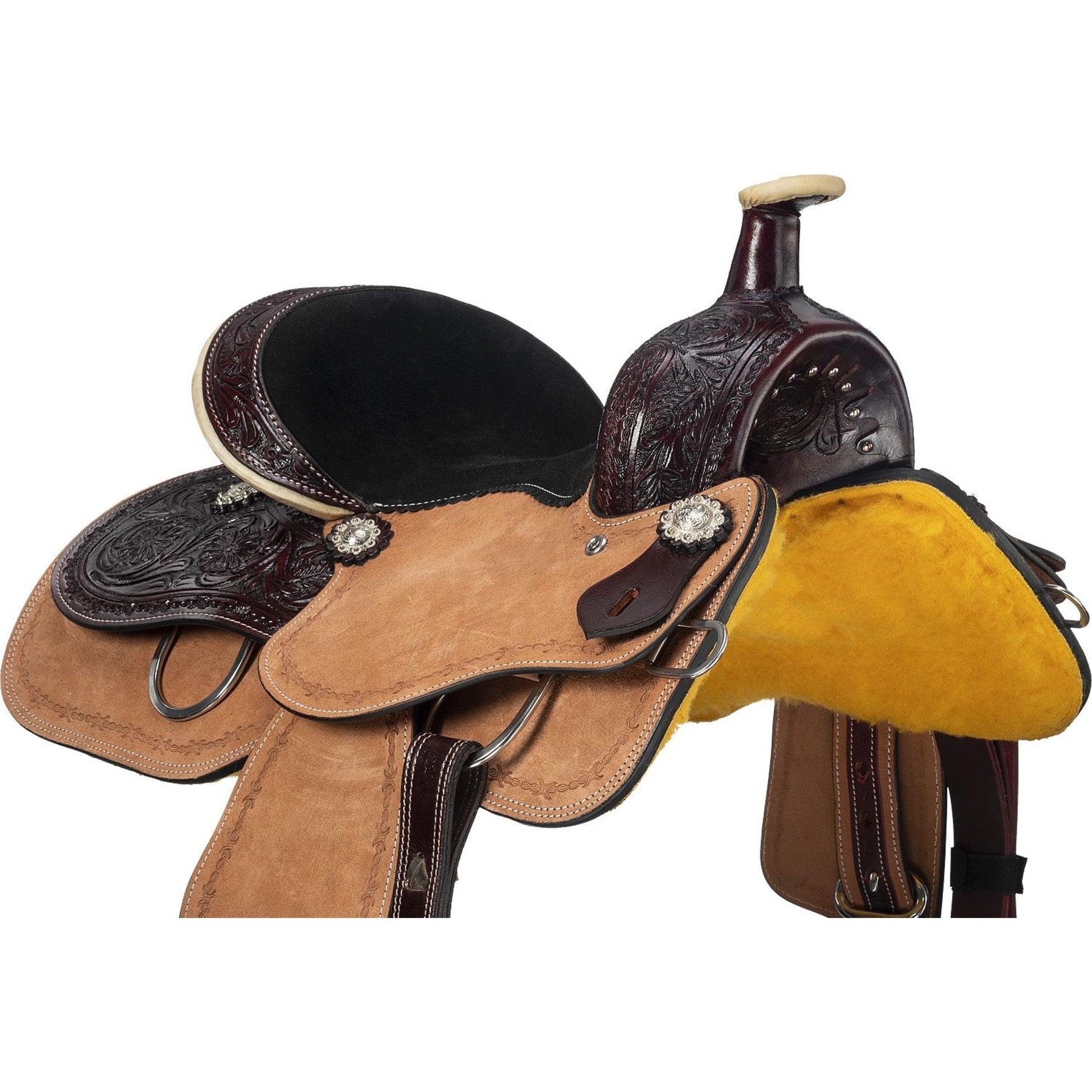 Silver Royal Youth Half Breed Roper Saddle