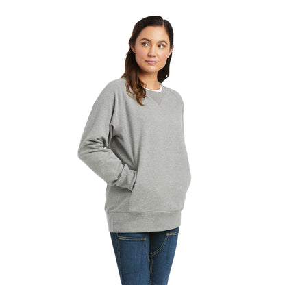 Ariat Ladies Rebar Workman Washed Fleece Sweatshirt