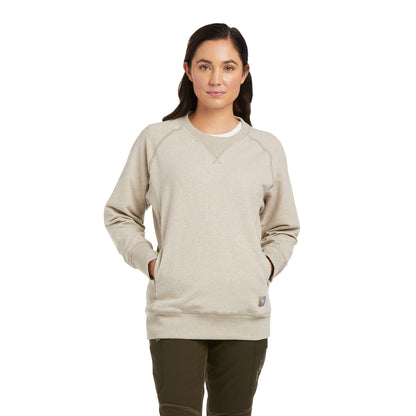 Ariat Ladies Rebar Workman Washed Fleece Sweatshirt