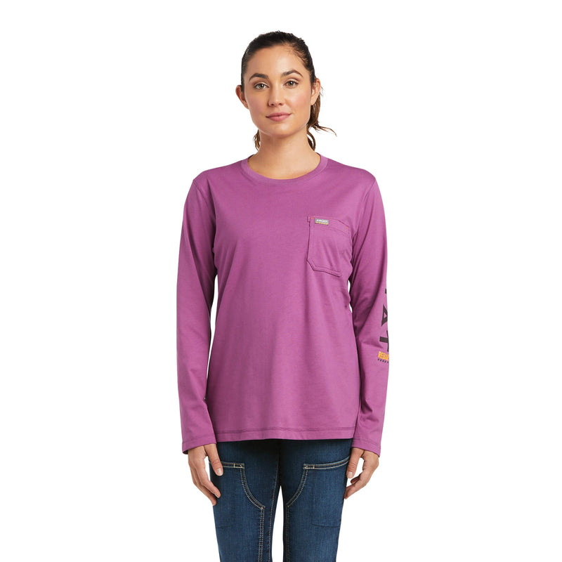 Ariat Ladies Rebar Workman Logo T-Shirt
