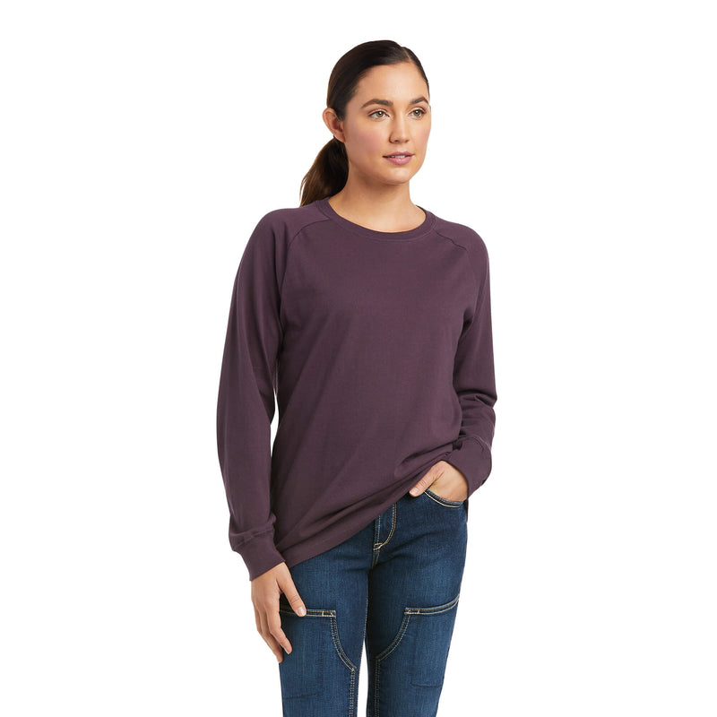 Ariat Ladies Rebar CottonStrong Brand Flag T-Shirt