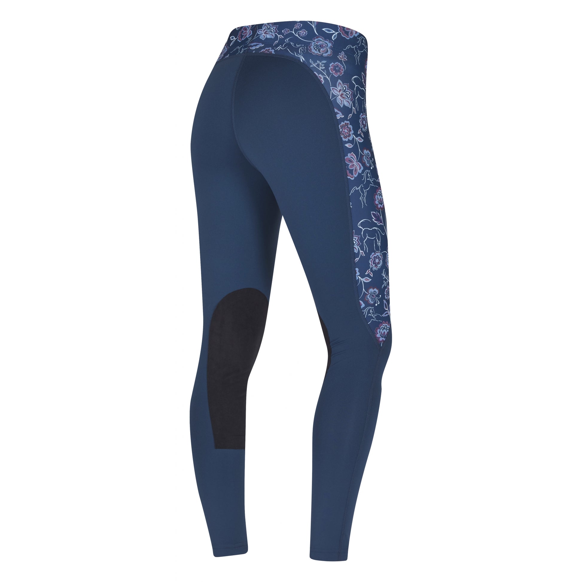 Kerrits Ladies Flow Rise Knee Patch Performance Tights