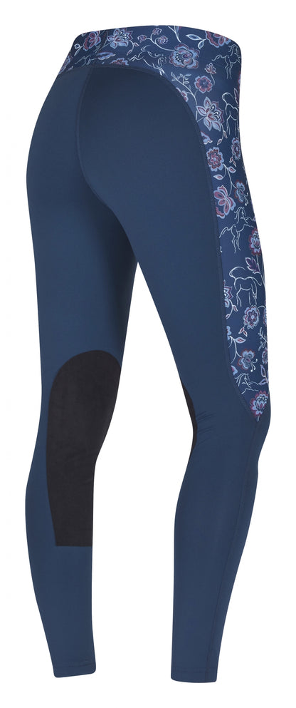 Kerrits Ladies Flow Rise Knee Patch Performance Tights
