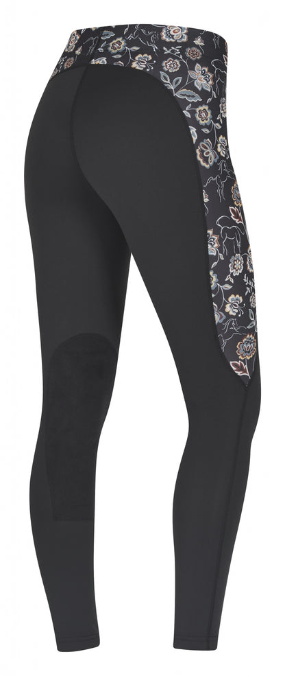 Kerrits Ladies Flow Rise Knee Patch Performance Tights