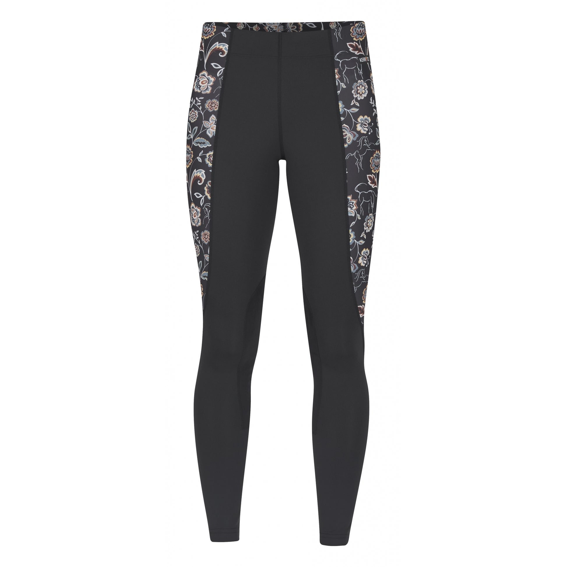 Kerrits Ladies Flow Rise Knee Patch Performance Tights
