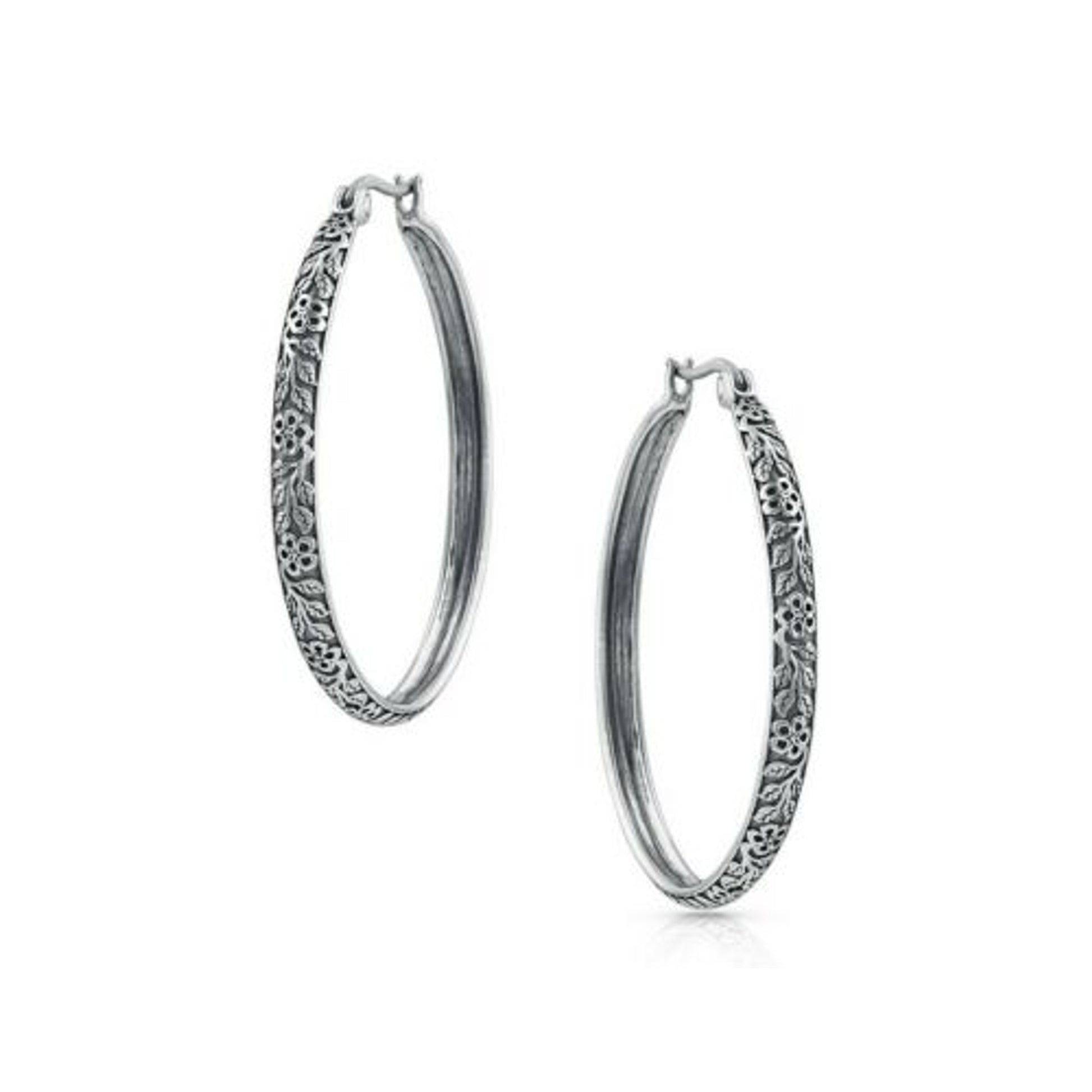 Montana Silversmiths Field of Wildflowers Hoop Earrings