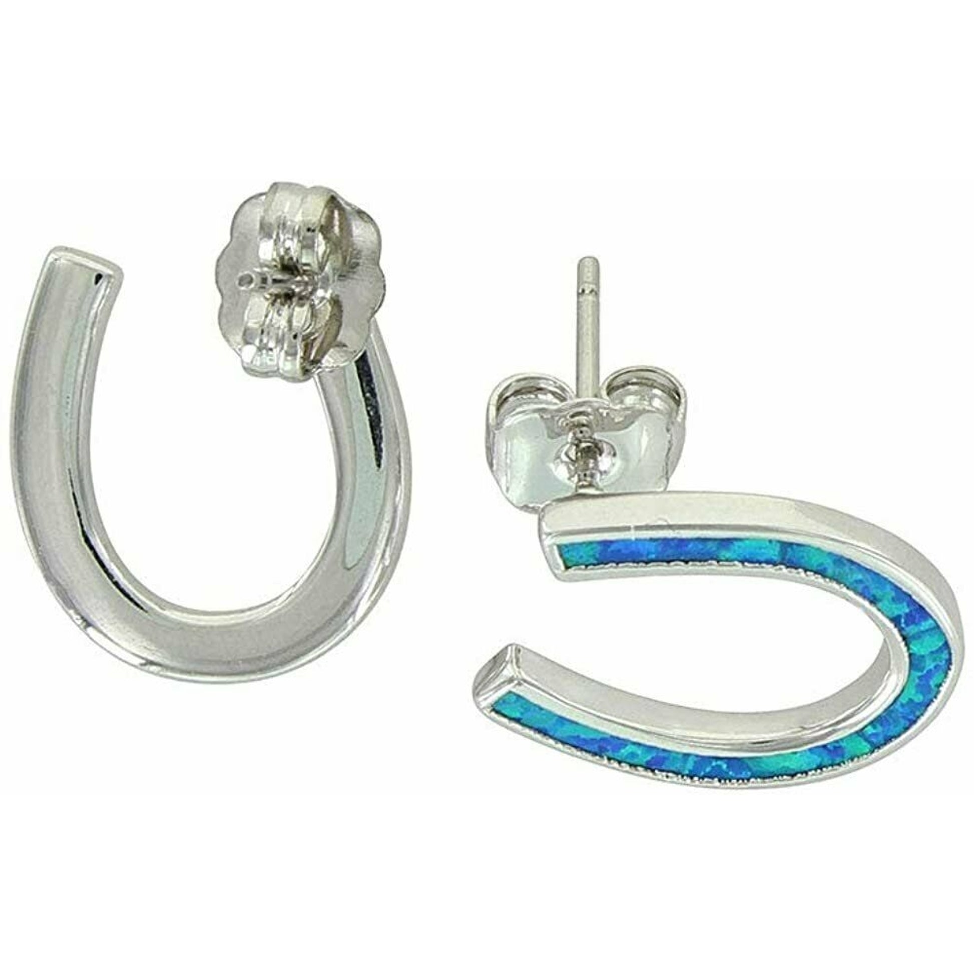 Montana Silversmiths River Lights Horseshoe Earrings