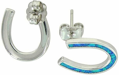 Montana Silversmiths River Lights Horseshoe Earrings