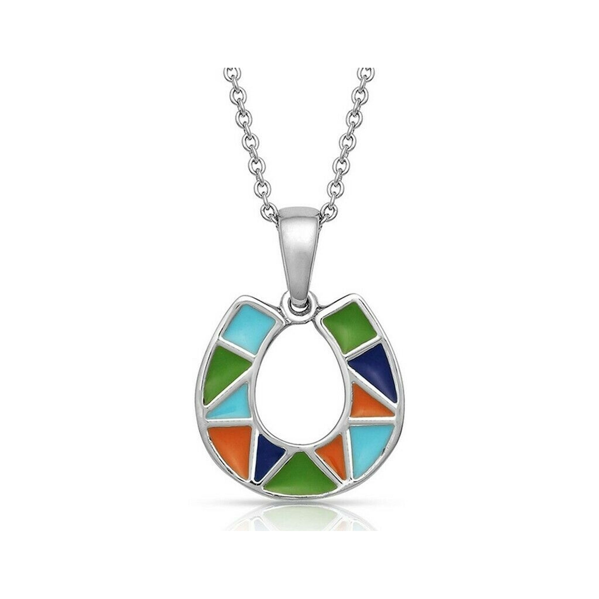 Montana Silversmiths Two Sides To Every Horseshoe Necklace