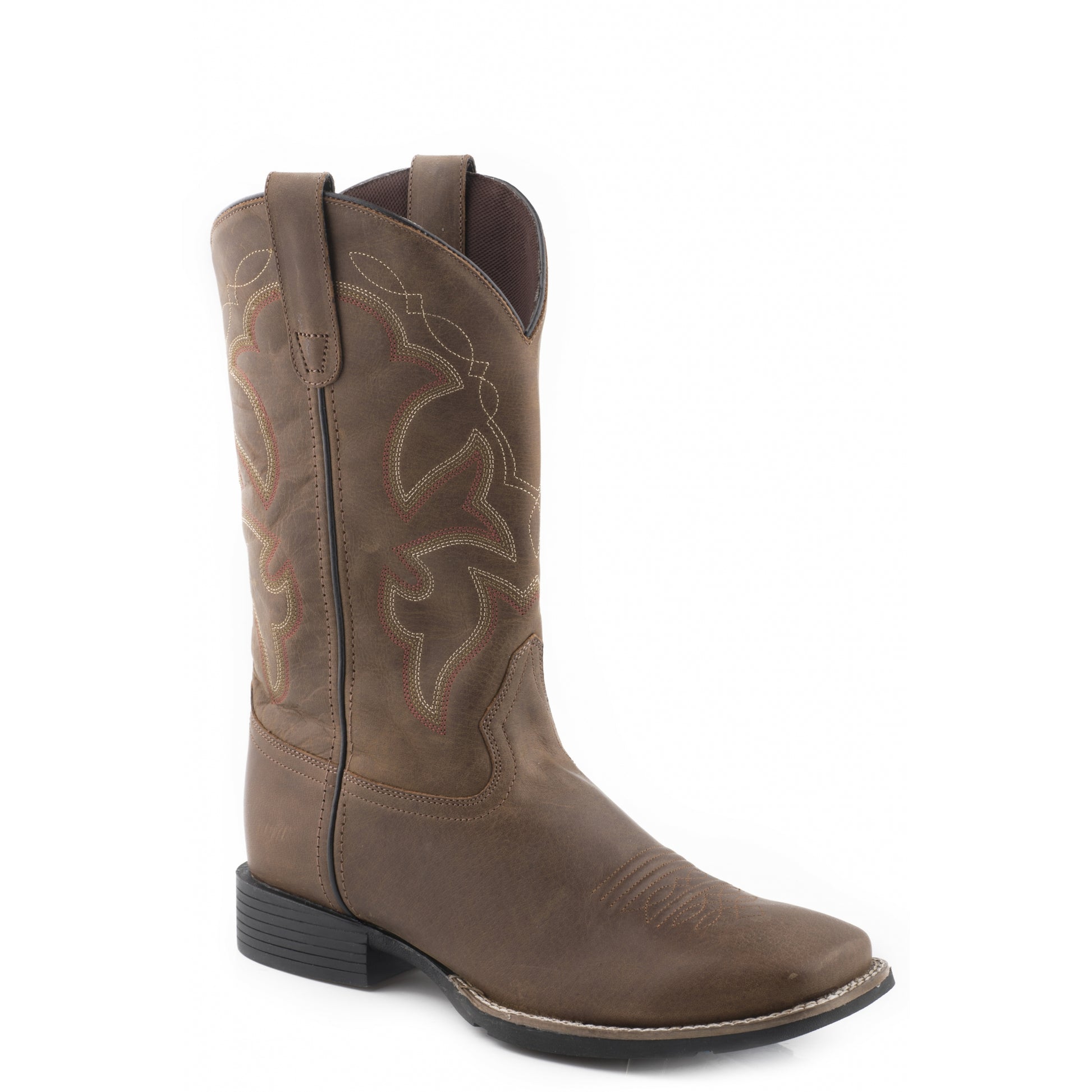 Roper Kids Vintage Tan Leather Boots