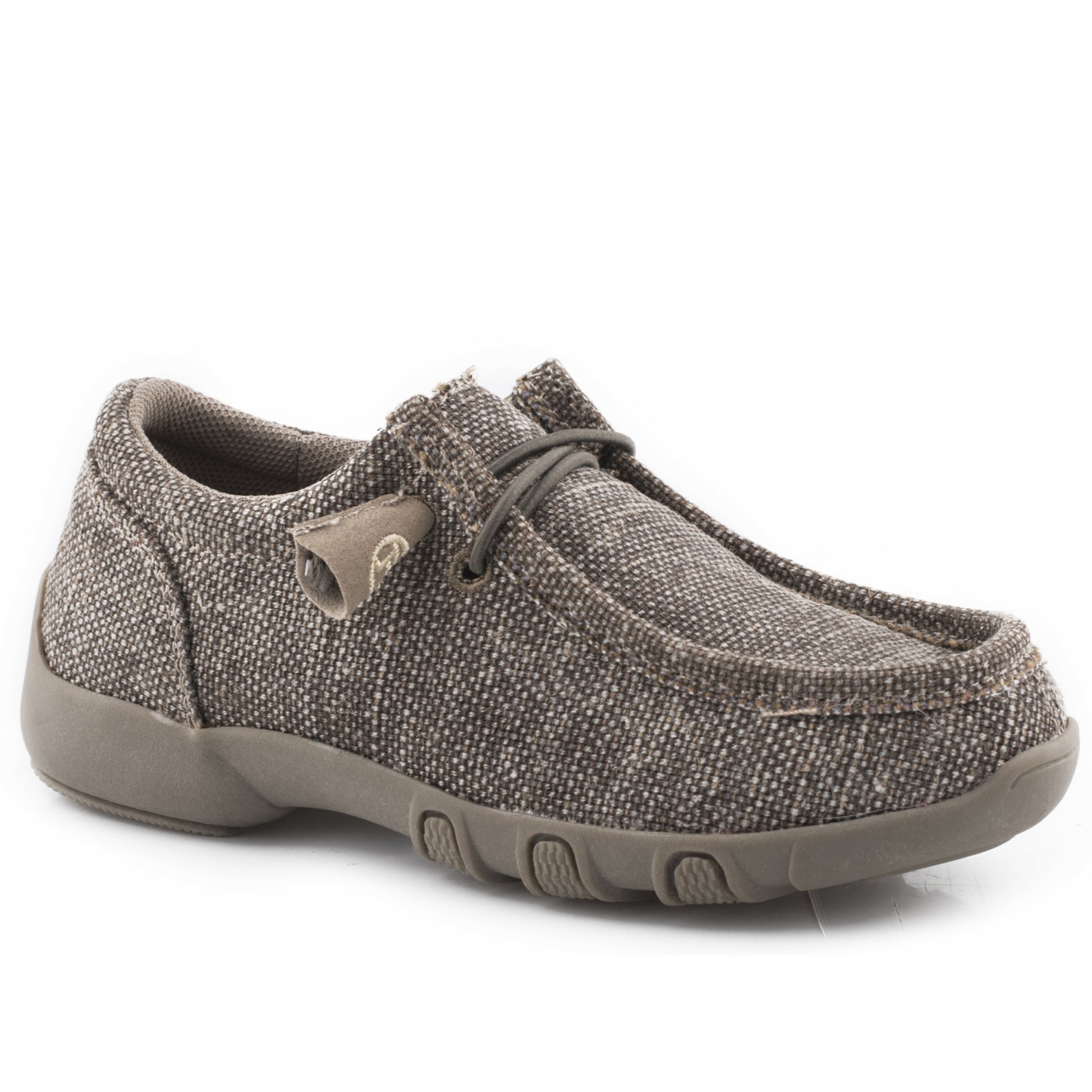 Roper Kids Brown Canvas Fabric Chukkas
