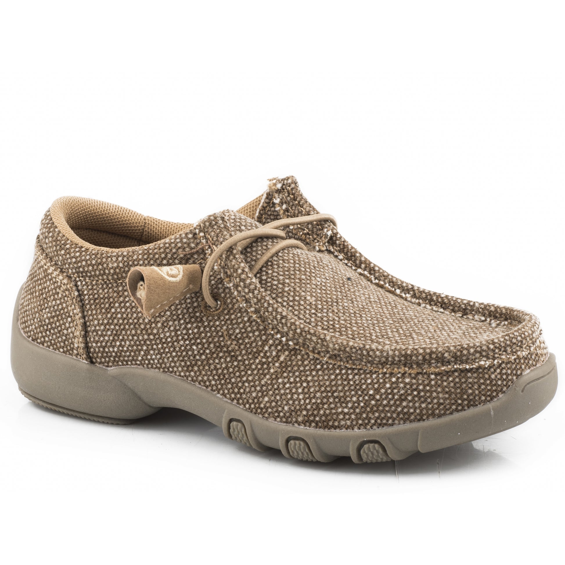 Roper Kids Tan Canvas Fabric Chukkas