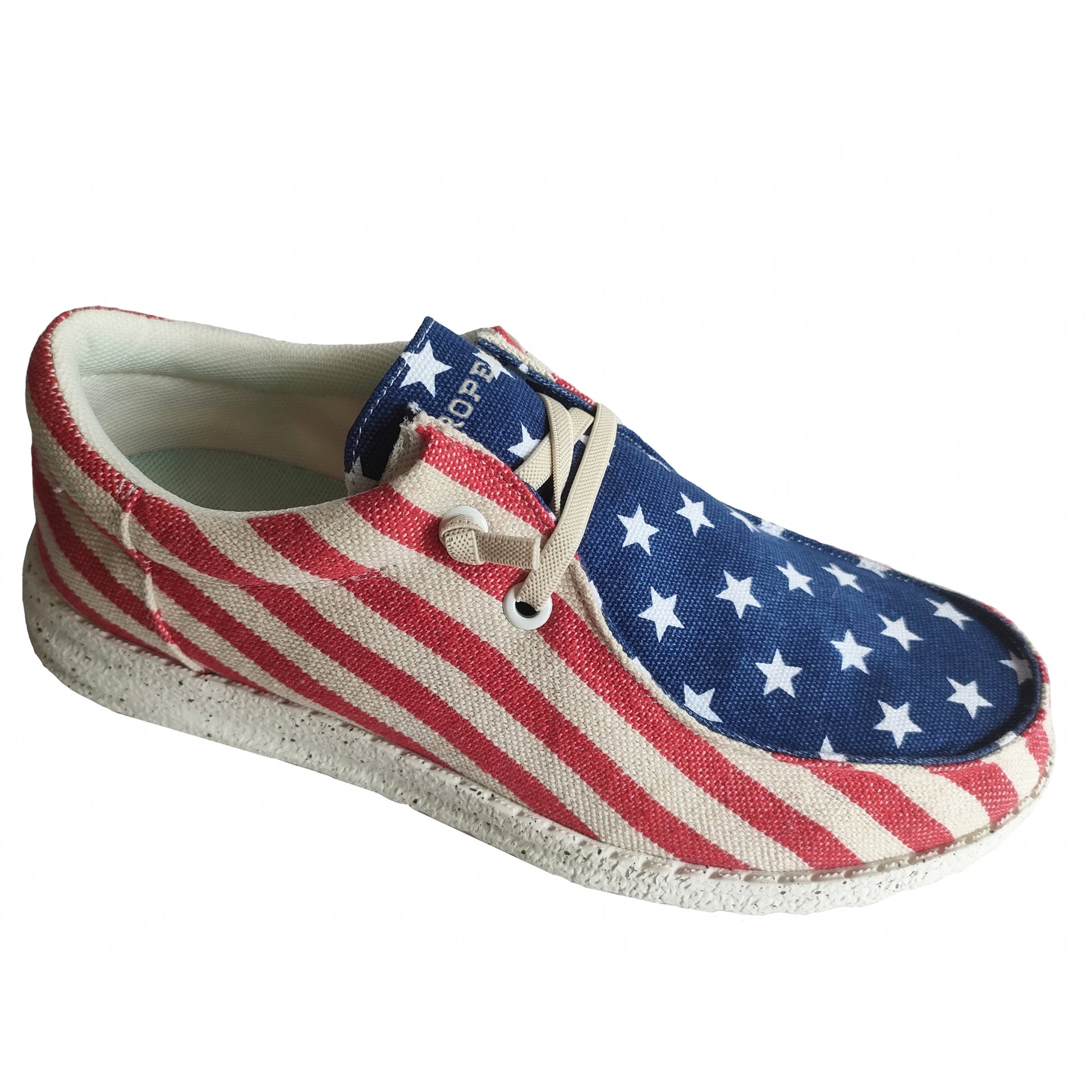 Roper Kids Upper All-Over Flag Design Chukkas