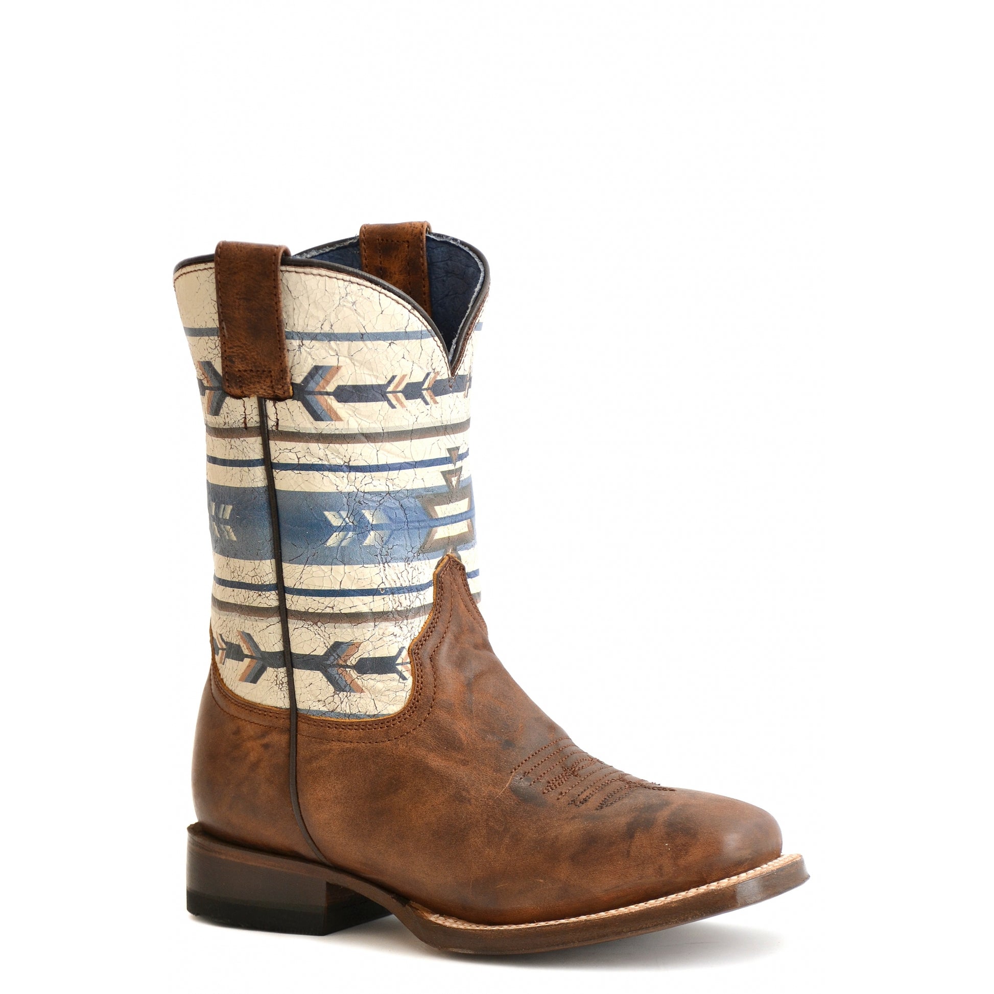 Roper Kids Printed Native Design Western Boots