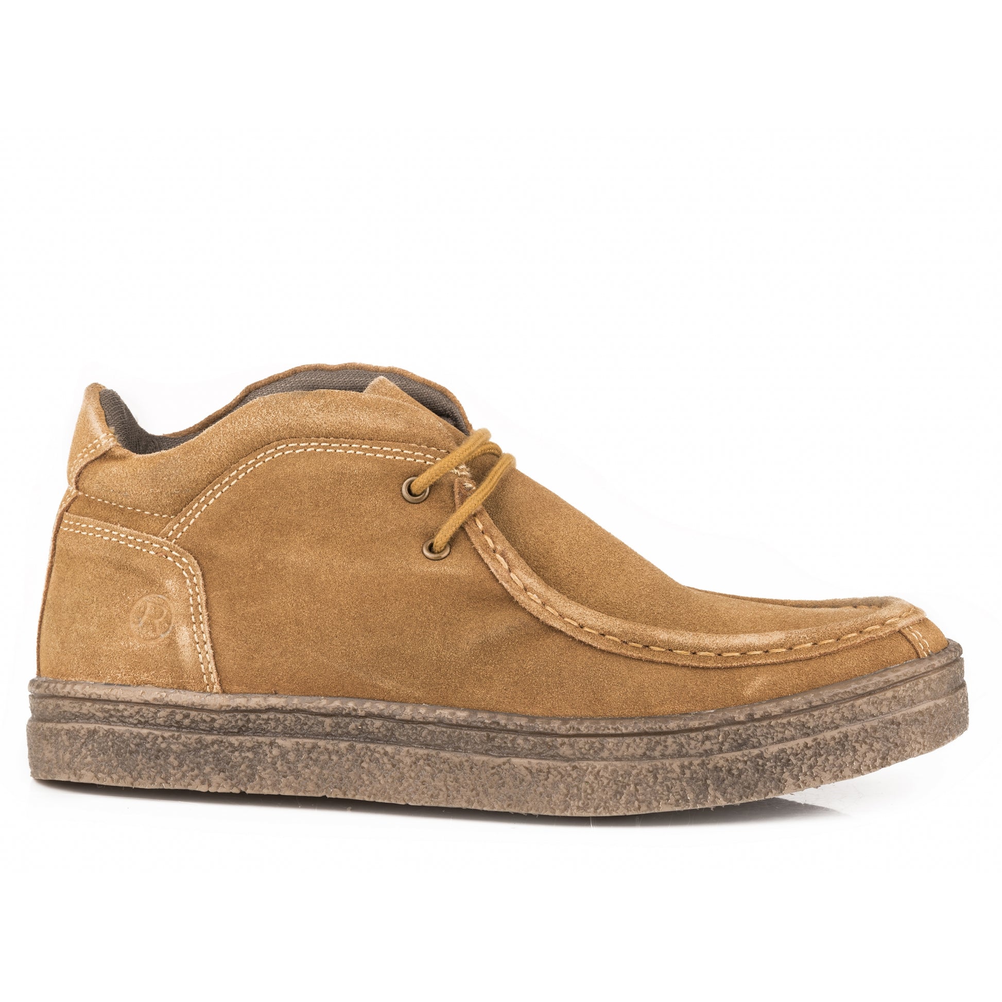 Roper Mens Tan Suede Leather Chukka Boots