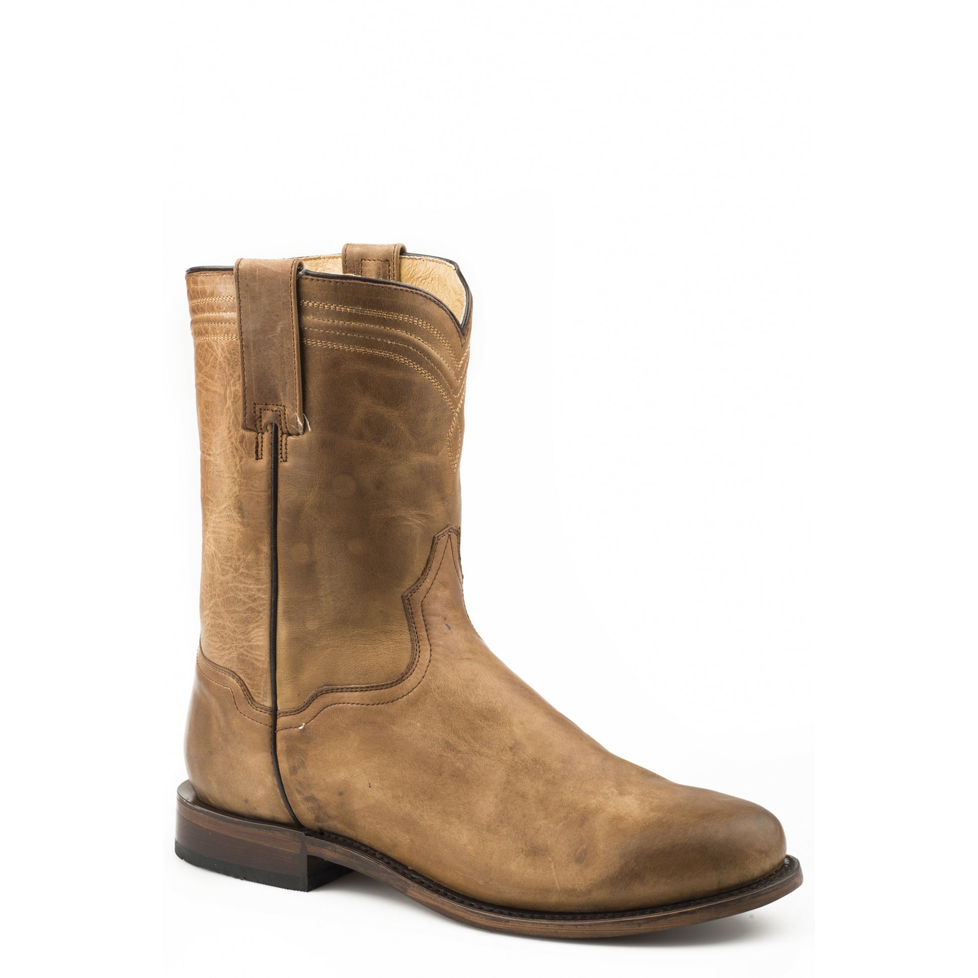 Roper Mens Waxy Roper Toe 10" Shaft Leather Boots