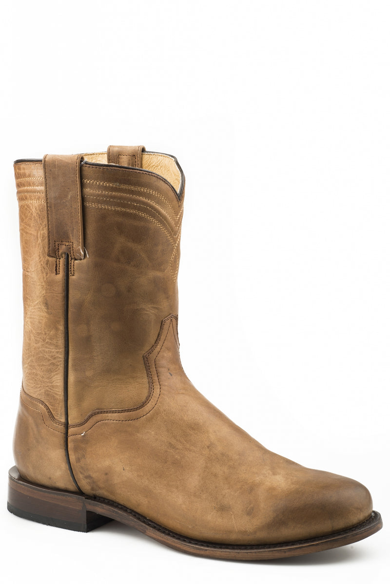Roper Mens Waxy Roper Toe 10" Shaft Leather Boots