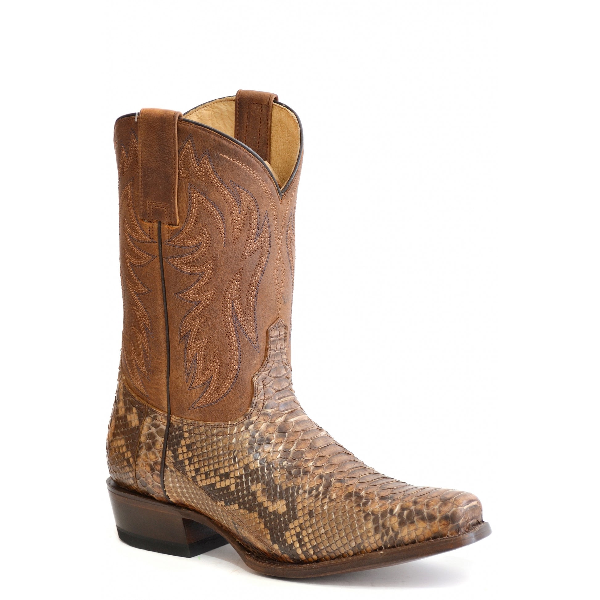 Roper Mens Backcut Python Vamp 11" Shaft Western Boots