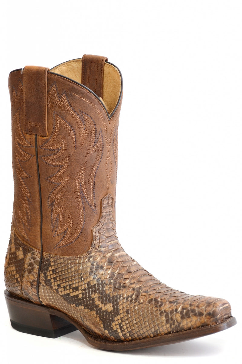 Roper Mens Backcut Python Vamp 11" Shaft Western Boots