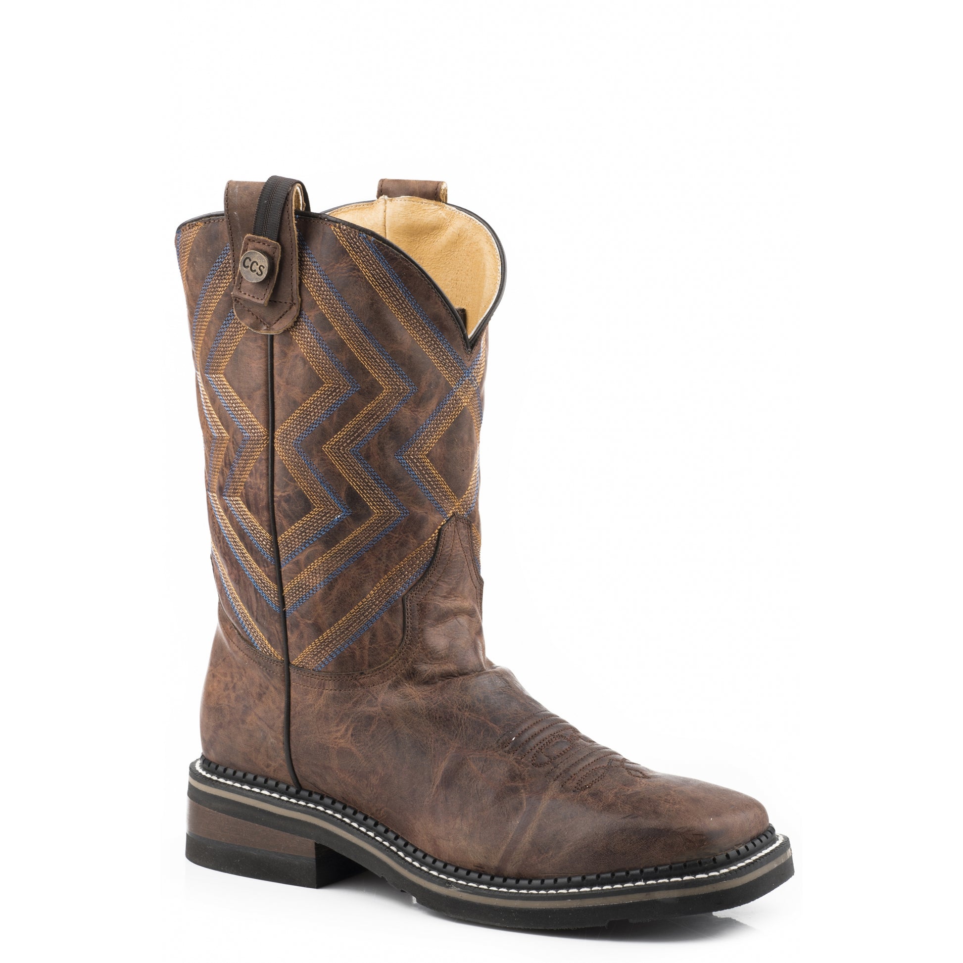 Roper Mens Diamond Stitched Conceal Carry Boots