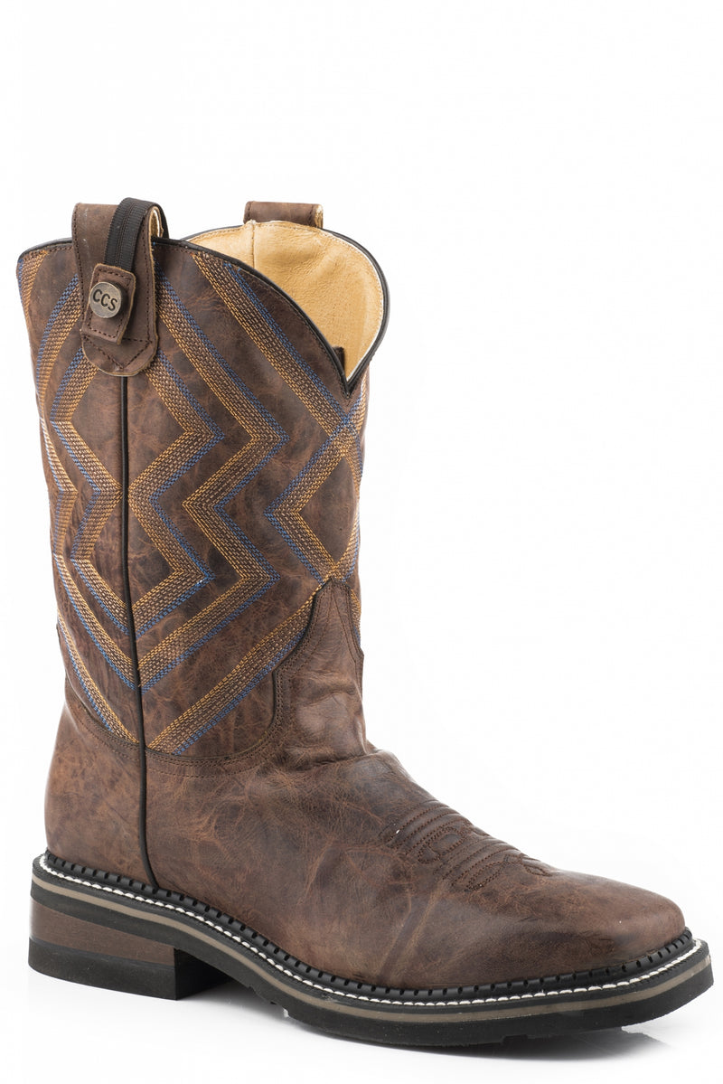 Roper Mens Diamond Stitched Conceal Carry Boots