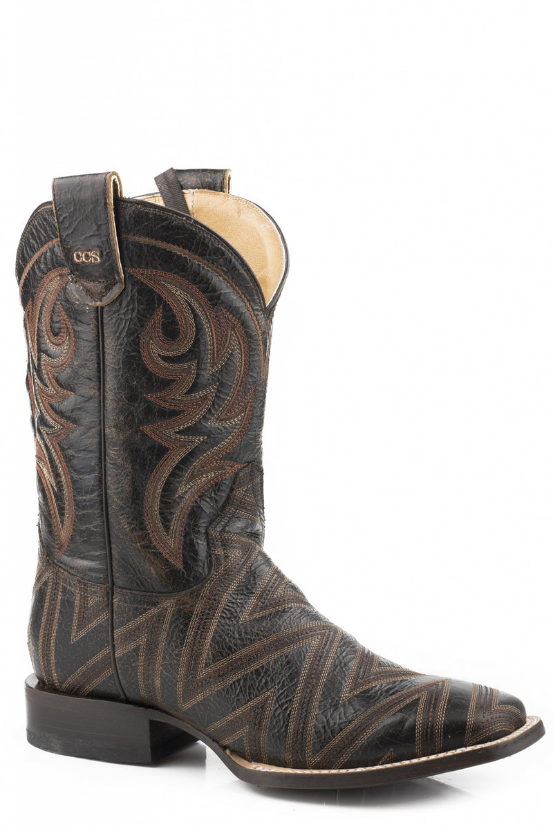 Roper Mens Stitched Square Toe Concealed Carry Boots