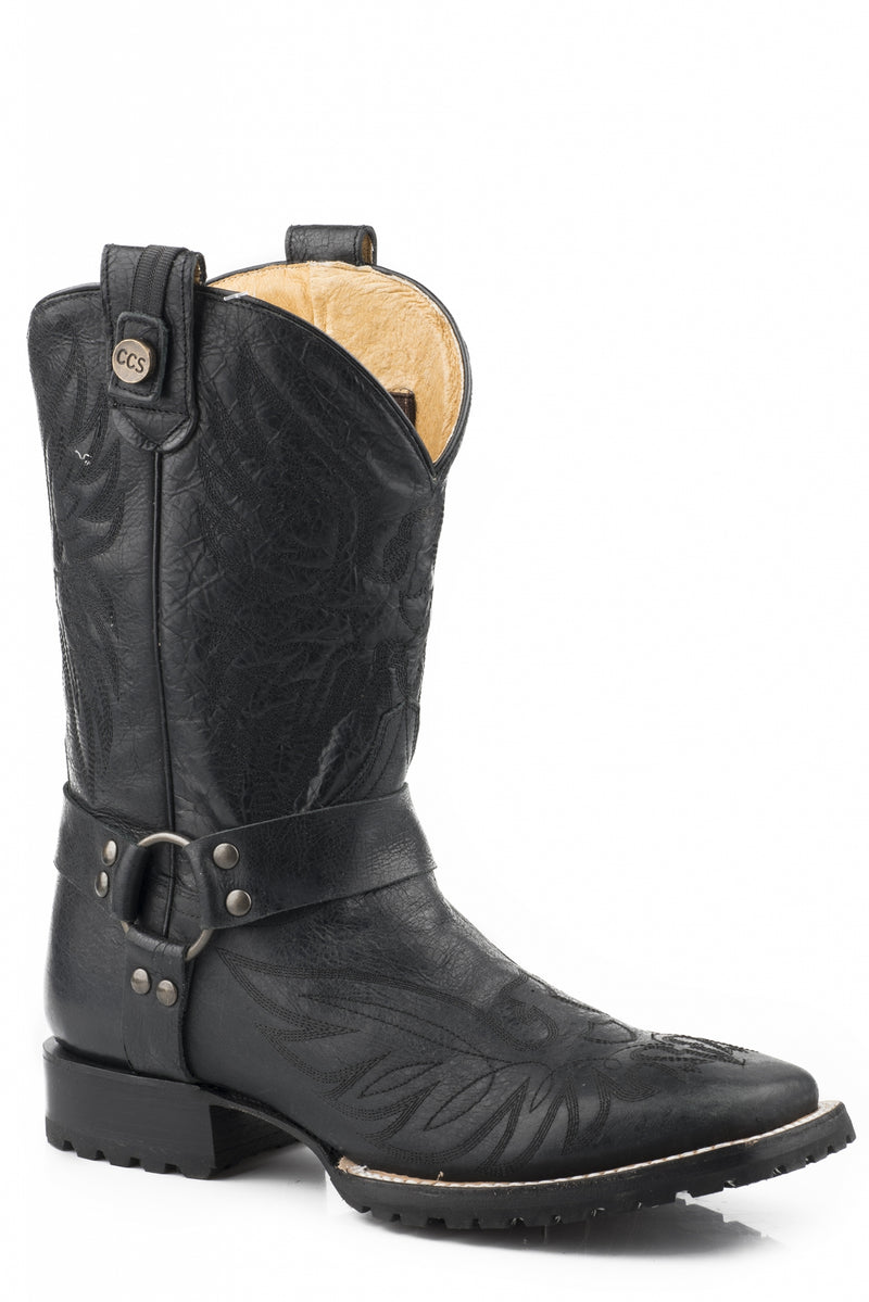 Roper Mens Embroidered Eagle Concealed Carry Harness Boots