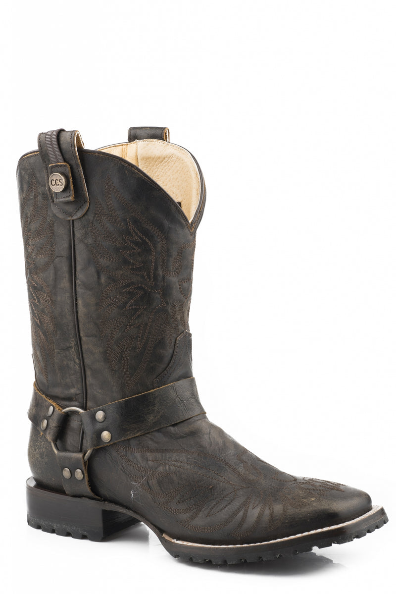 Roper Mens Embroidered Eagle Concealed Carry Harness Boots