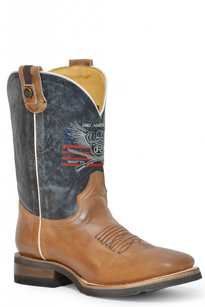 Roper Mens 2nd Amendment Conceal Carry Square Toe Boots
