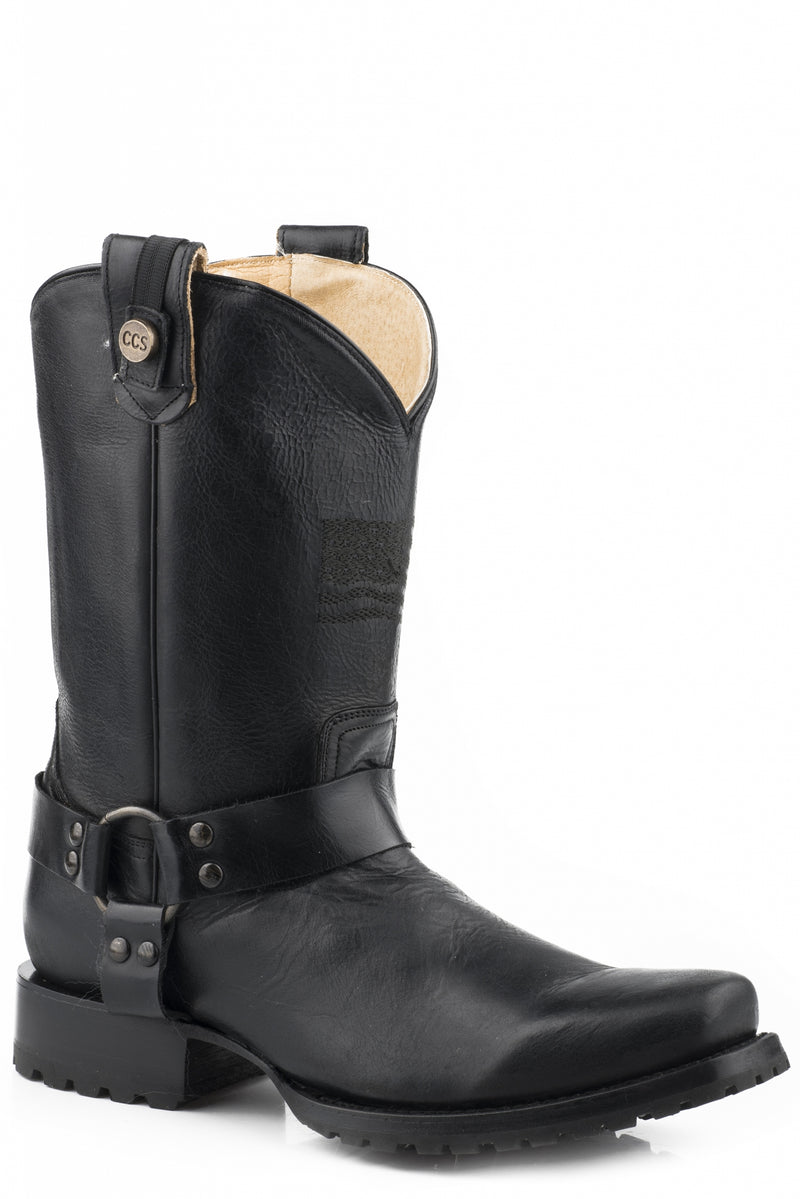 Roper Mens Conceal Carry Biker Toe Harness Boots