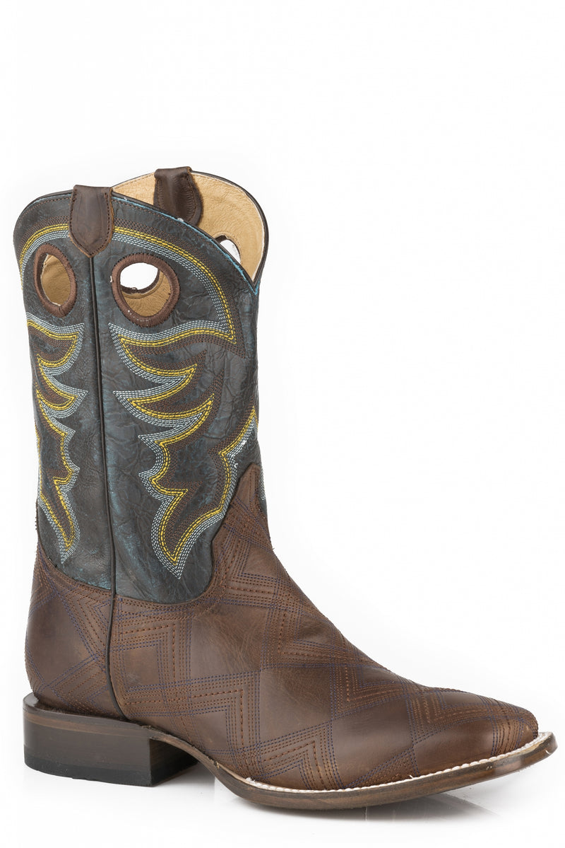 Roper Mens Stitched 13" Shaft Leather Boots