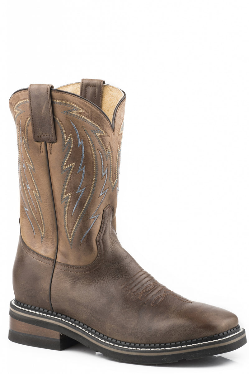 Roper Mens Square Toe 11" Shaft GEO Outsole Boots