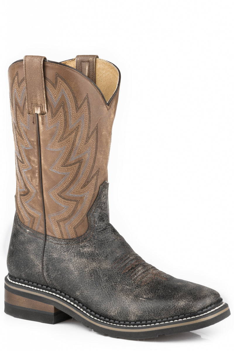 Roper Mens Square Toe 11" Shaft GEO PU Outsole Boots