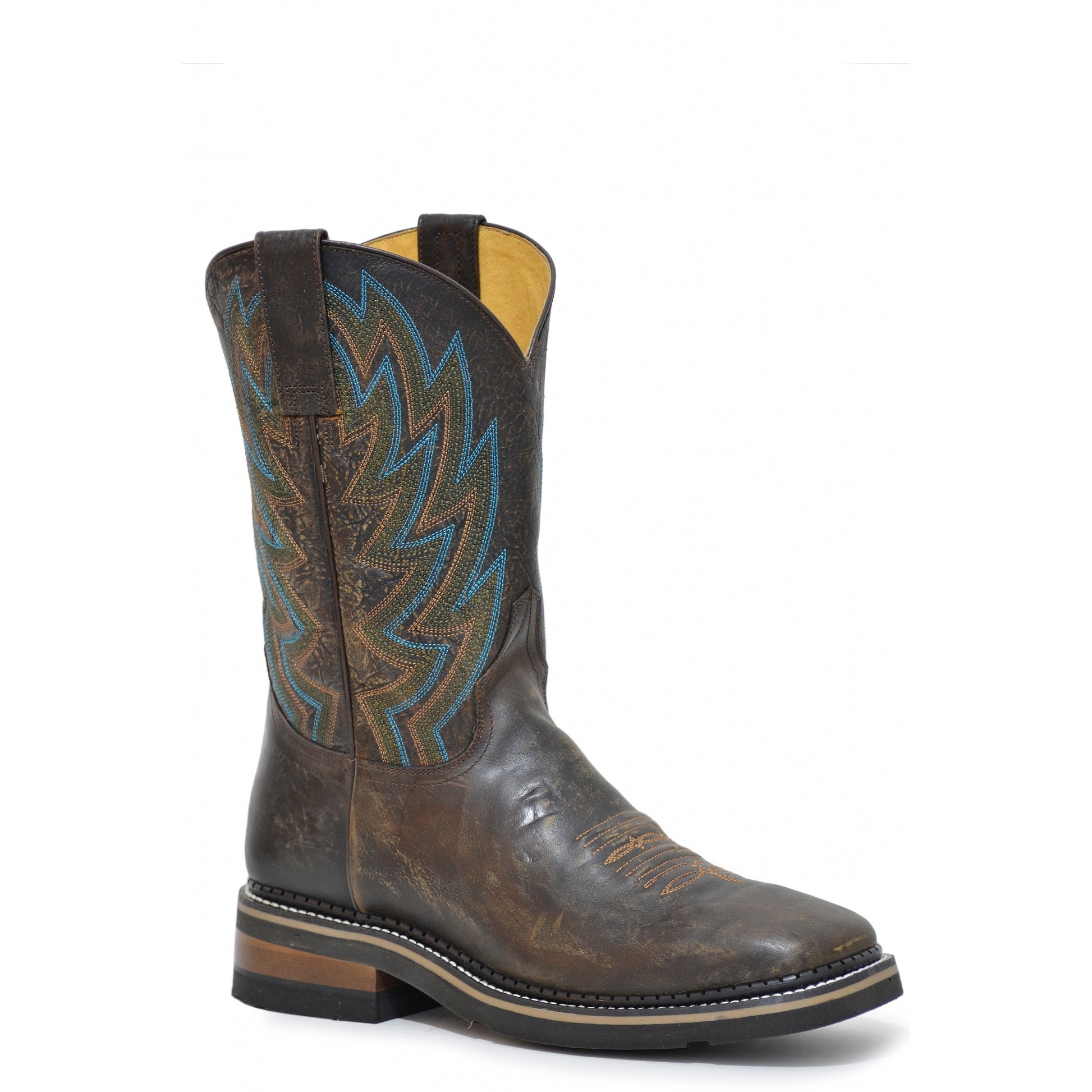 Roper Mens Square Toe 11" Shaft GEO Outsole Boots