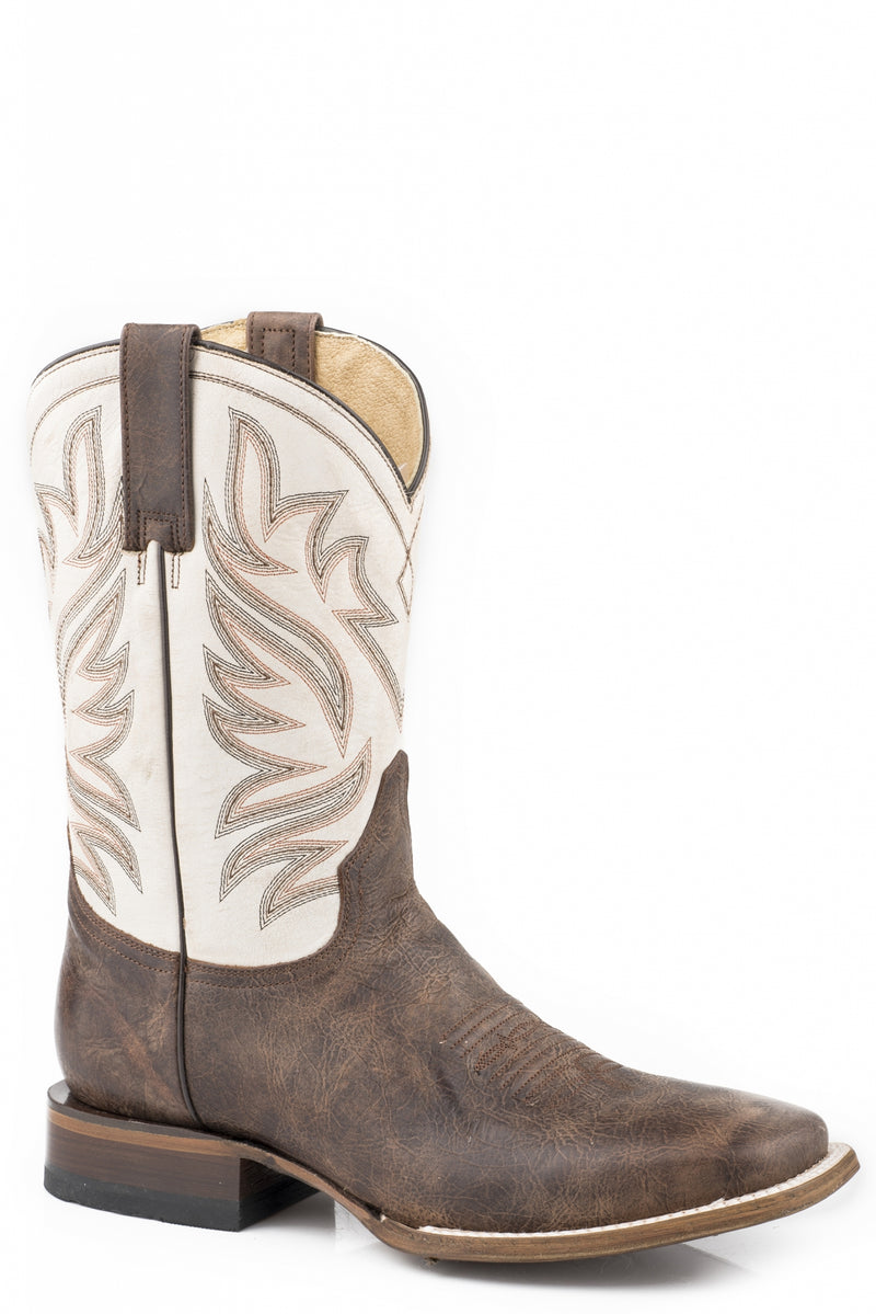 Roper Mens Square Toe 11" Shaft Leather Boots