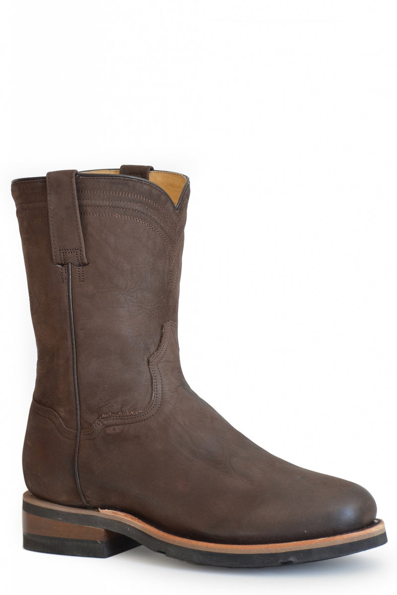 Roper Mens Roper Leather GEO Outsole 10" Shaft Boots